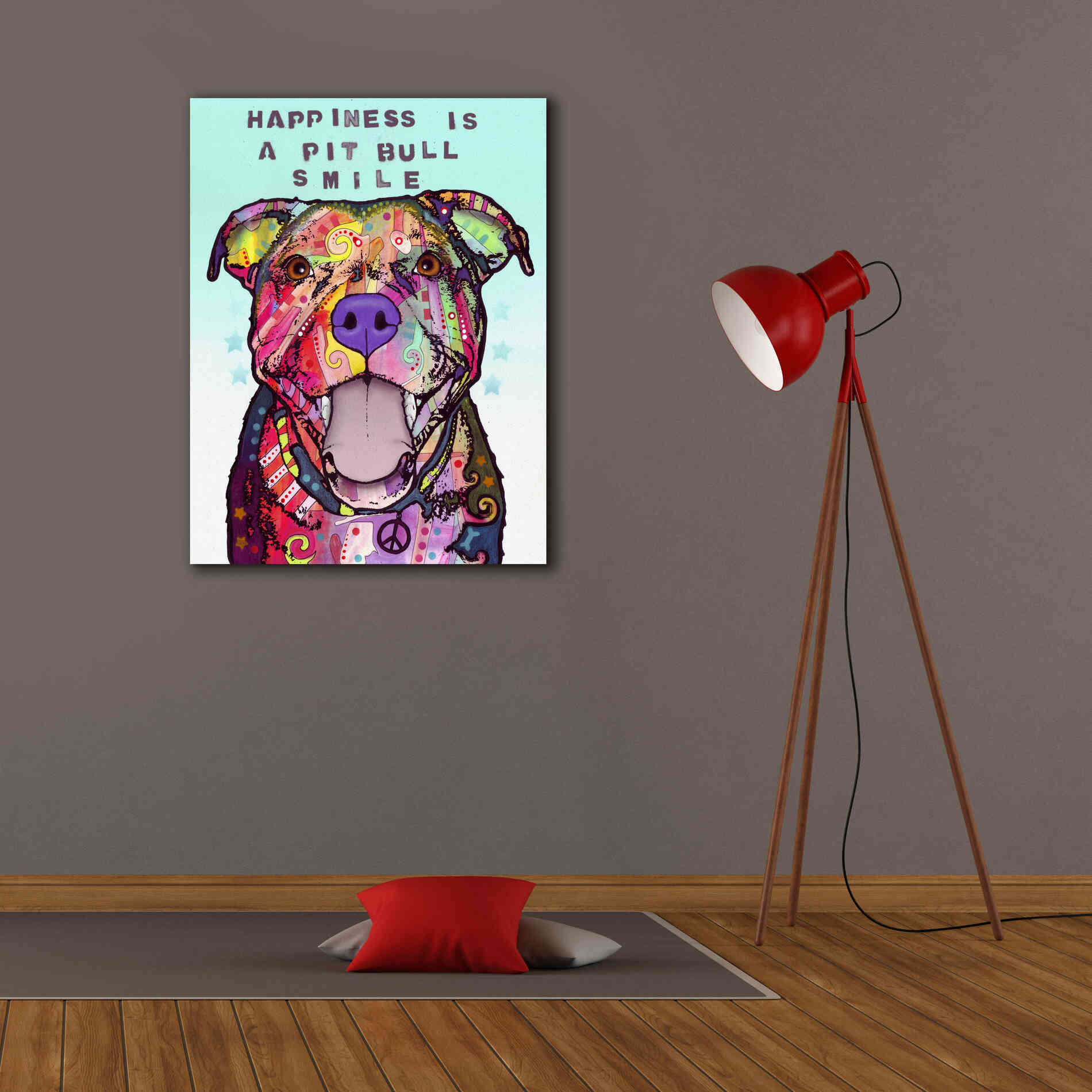 'Smile' by Dean Russo, Giclee Canvas Wall Art,26x34