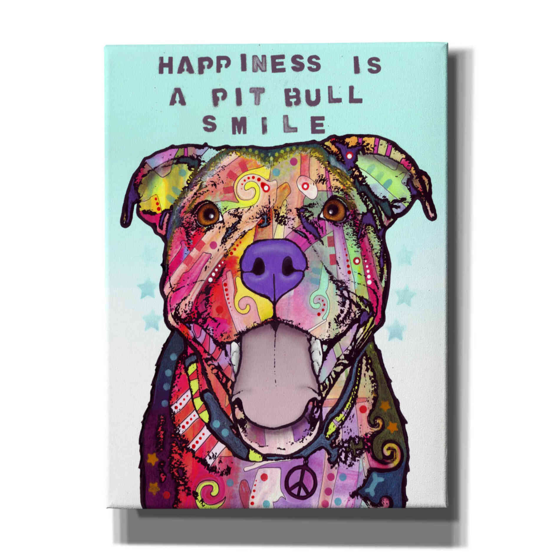 'Smile' by Dean Russo, Giclee Canvas Wall Art