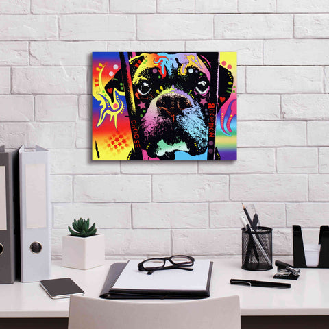 Image of 'Choose Adoption Boxer' by Dean Russo, Giclee Canvas Wall Art,16x12