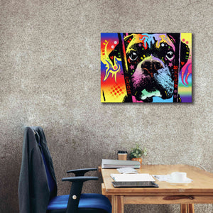 'Choose Adoption Boxer' by Dean Russo, Giclee Canvas Wall Art,34x26