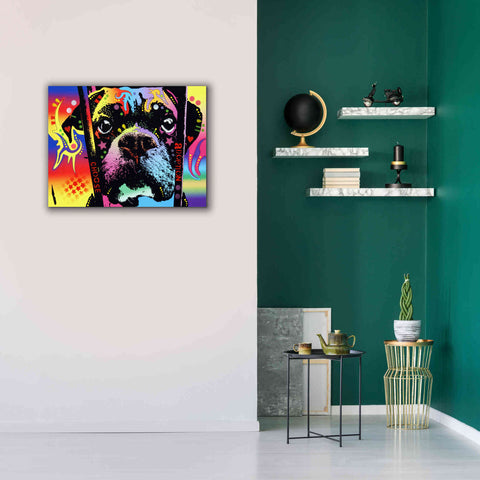 Image of 'Choose Adoption Boxer' by Dean Russo, Giclee Canvas Wall Art,34x26