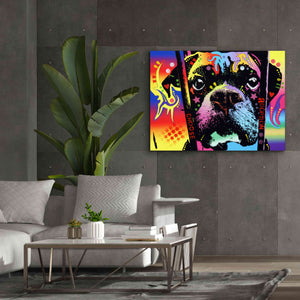 'Choose Adoption Boxer' by Dean Russo, Giclee Canvas Wall Art,54x40
