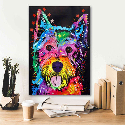 Image of 'Westie' by Dean Russo, Giclee Canvas Wall Art,18x26