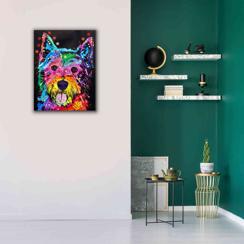 Image of 'Westie' by Dean Russo, Giclee Canvas Wall Art,26x34