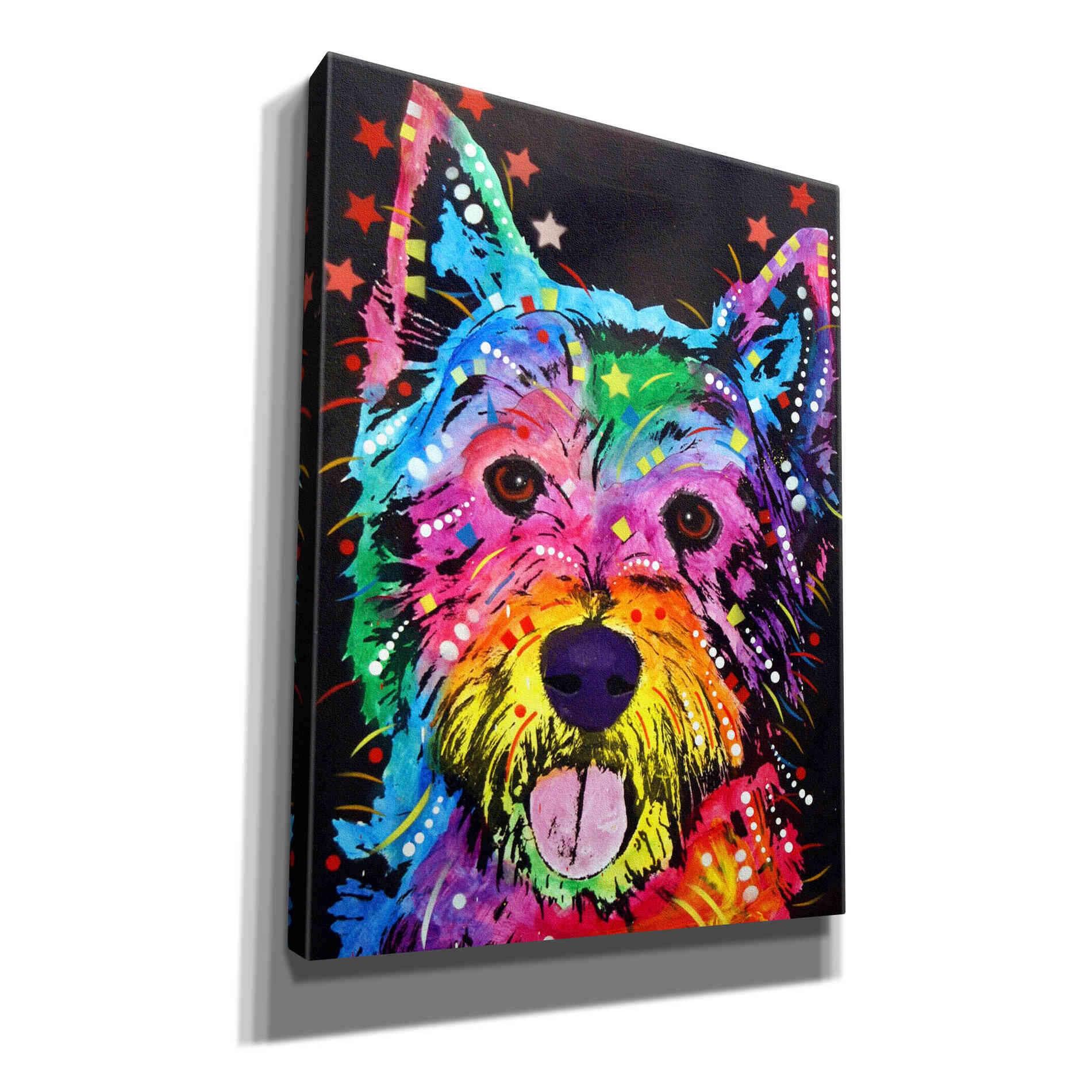 'Westie' by Dean Russo, Giclee Canvas Wall Art