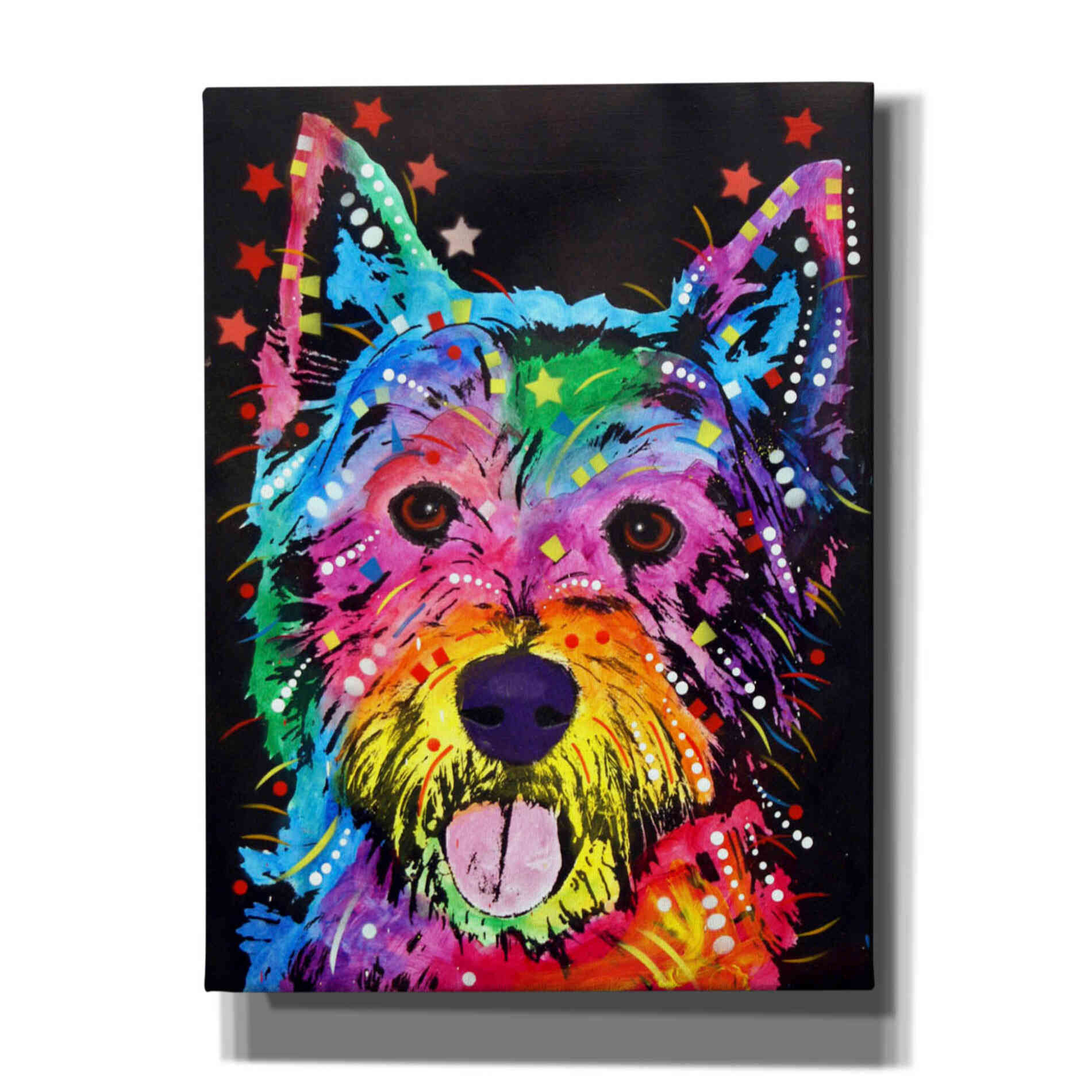 'Westie' by Dean Russo, Giclee Canvas Wall Art