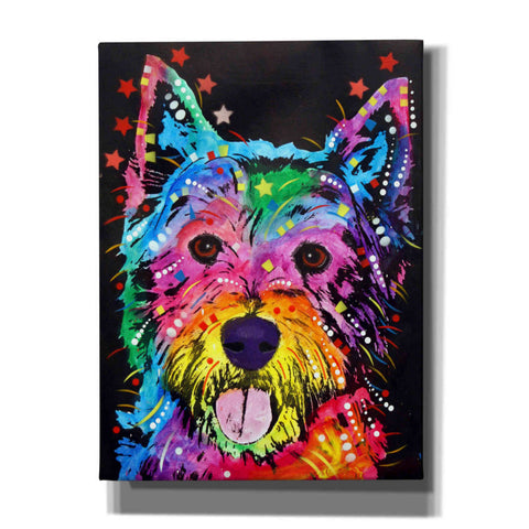 Image of 'Westie' by Dean Russo, Giclee Canvas Wall Art