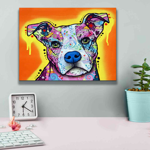 Image of 'A Serious Pit' by Dean Russo, Giclee Canvas Wall Art,16x12