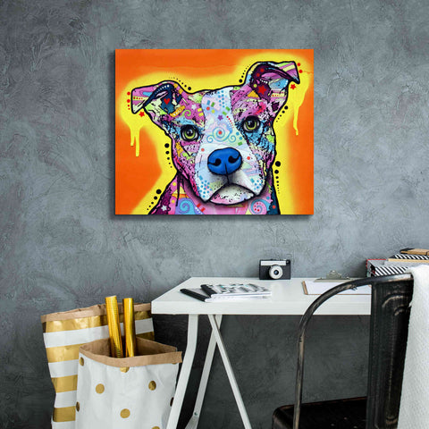 Image of 'A Serious Pit' by Dean Russo, Giclee Canvas Wall Art,24x20