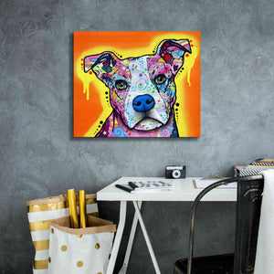 'A Serious Pit' by Dean Russo, Giclee Canvas Wall Art,24x20