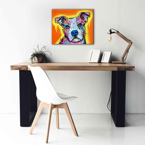 Image of 'A Serious Pit' by Dean Russo, Giclee Canvas Wall Art,24x20