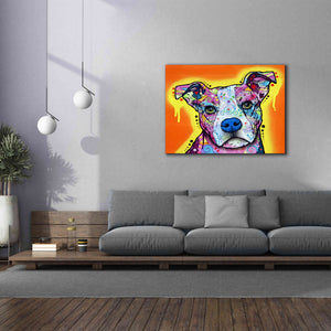 'A Serious Pit' by Dean Russo, Giclee Canvas Wall Art,54x40