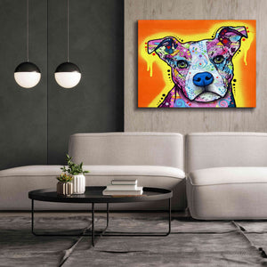 'A Serious Pit' by Dean Russo, Giclee Canvas Wall Art,54x40