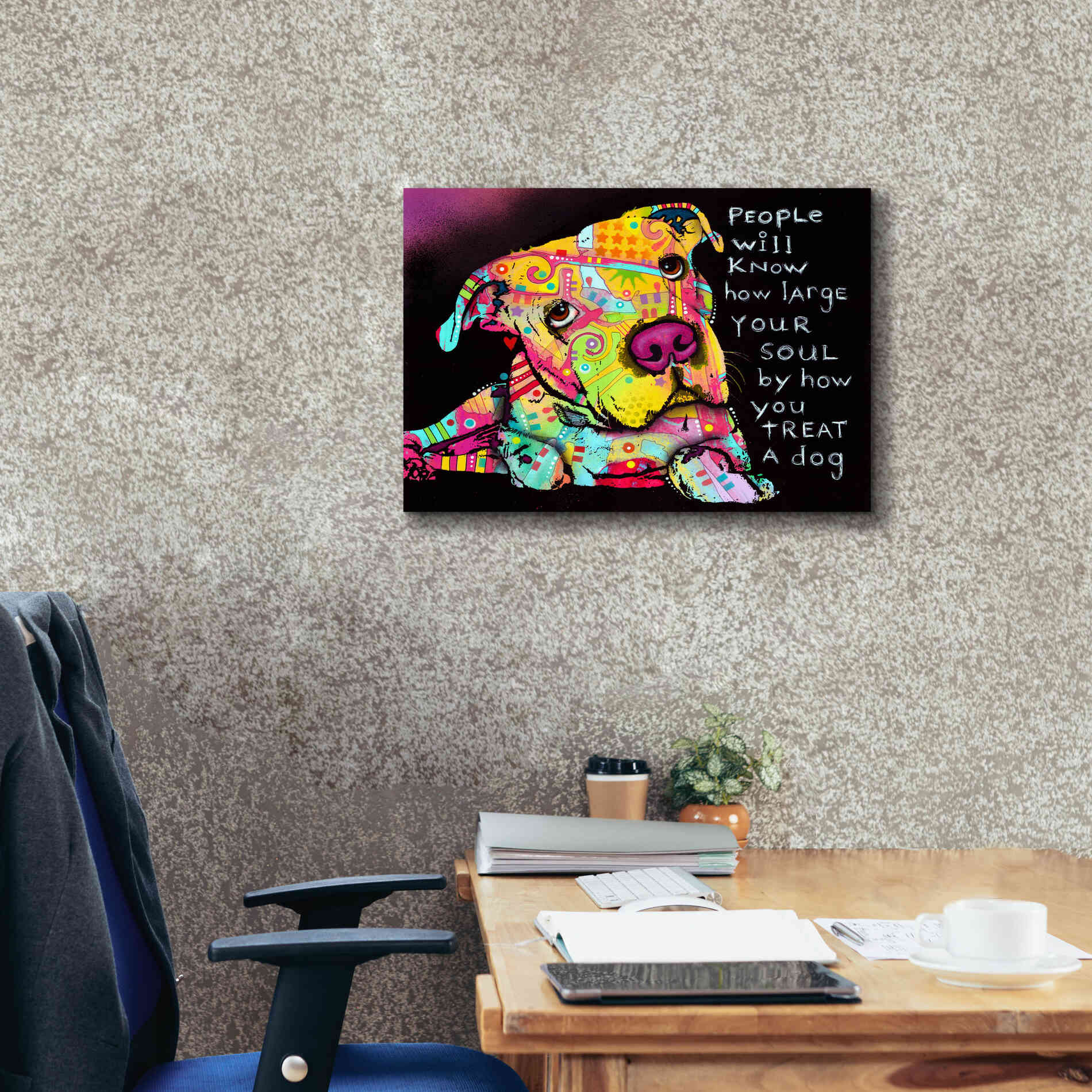 'Firu' by Dean Russo, Giclee Canvas Wall Art,26x18