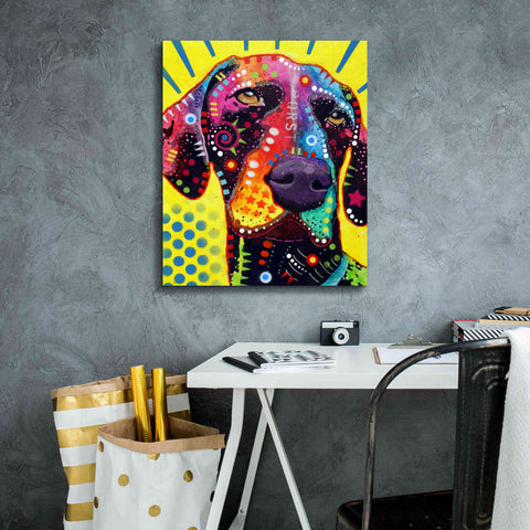 Image of 'German Short Hair Pointer' by Dean Russo, Giclee Canvas Wall Art,20x24