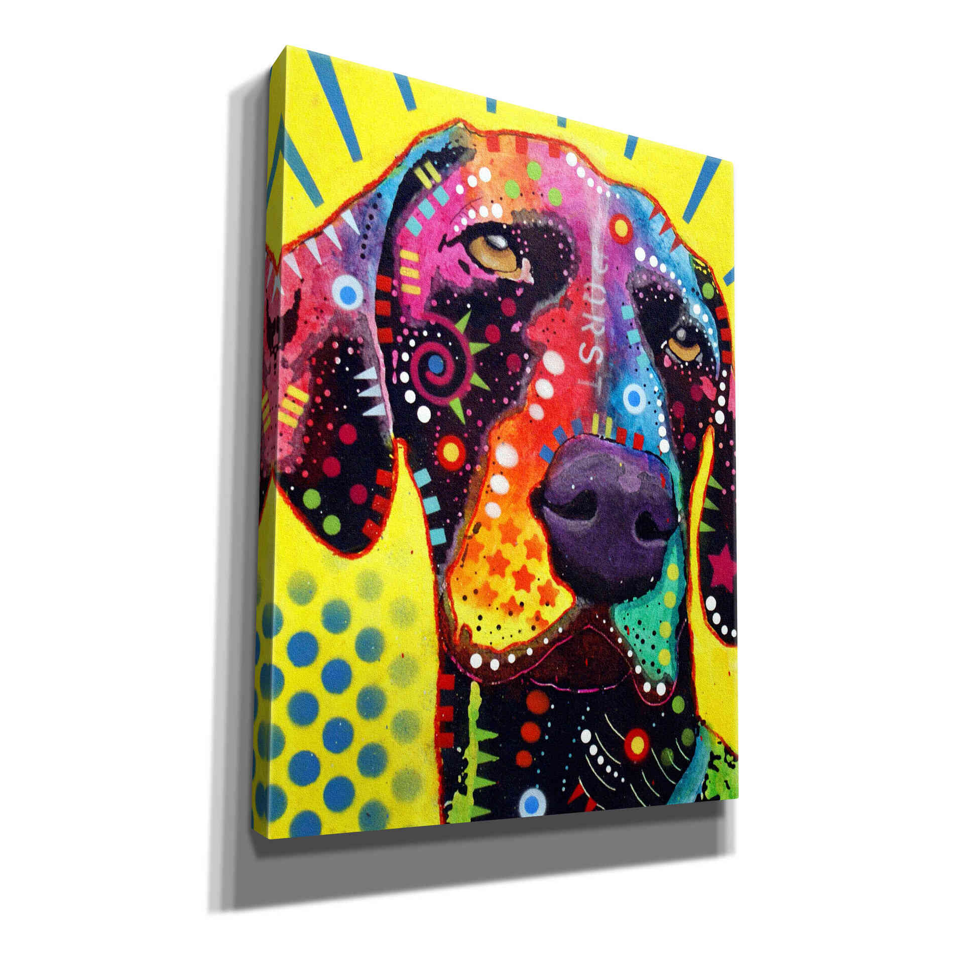 'German Short Hair Pointer' by Dean Russo, Giclee Canvas Wall Art