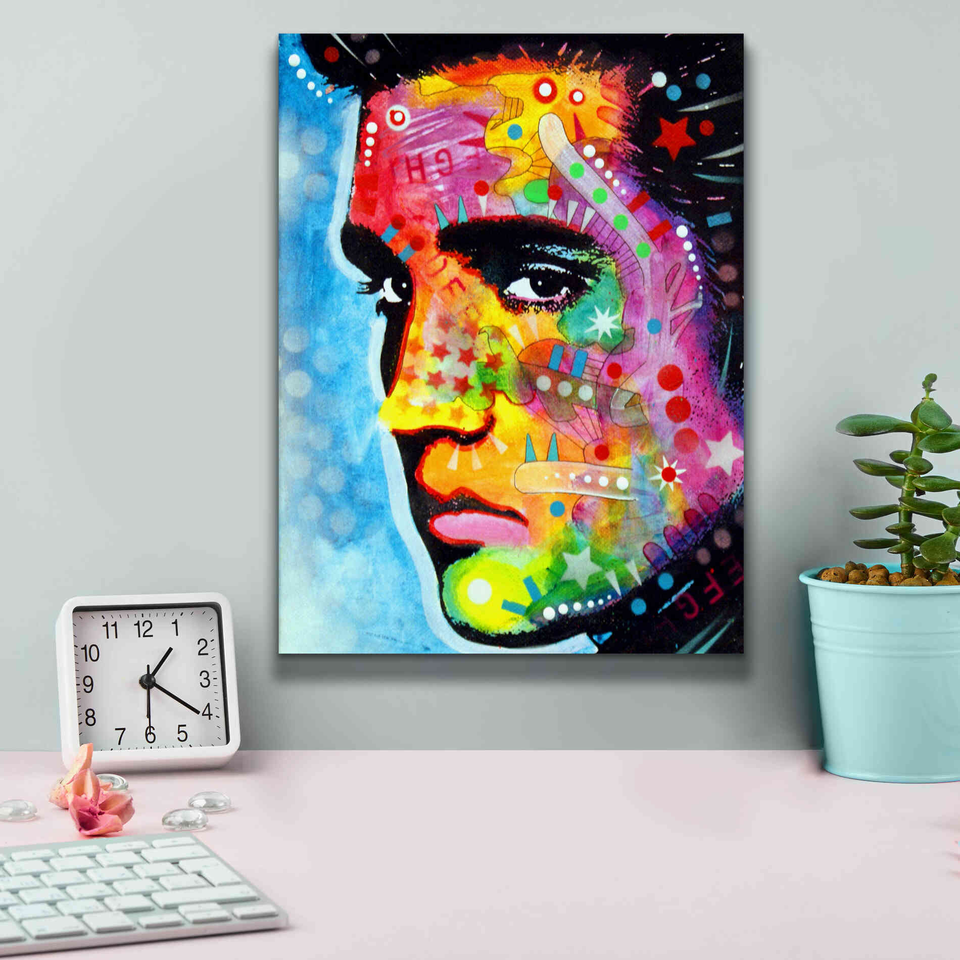 'The King' by Dean Russo, Giclee Canvas Wall Art,12x16