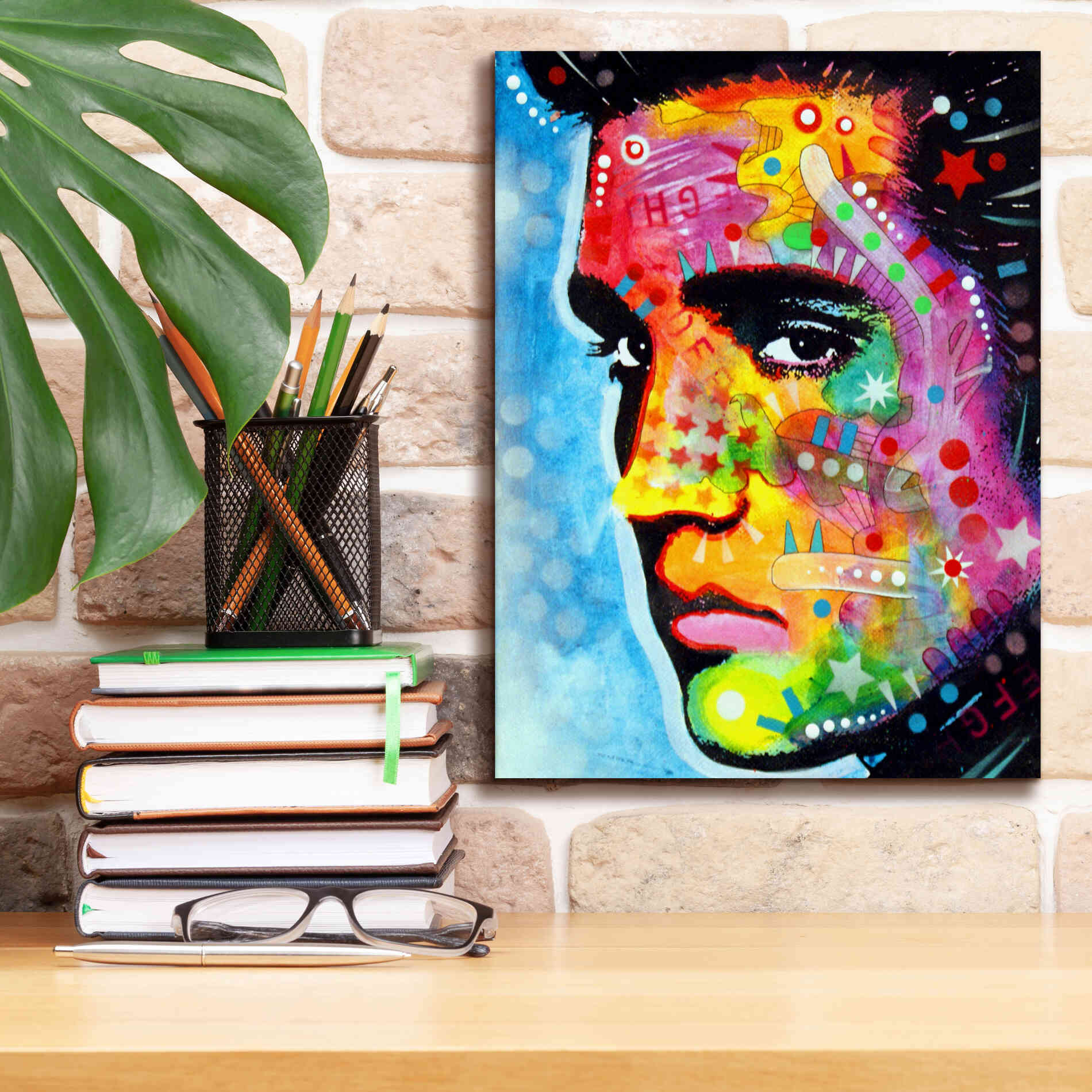 'The King' by Dean Russo, Giclee Canvas Wall Art,12x16