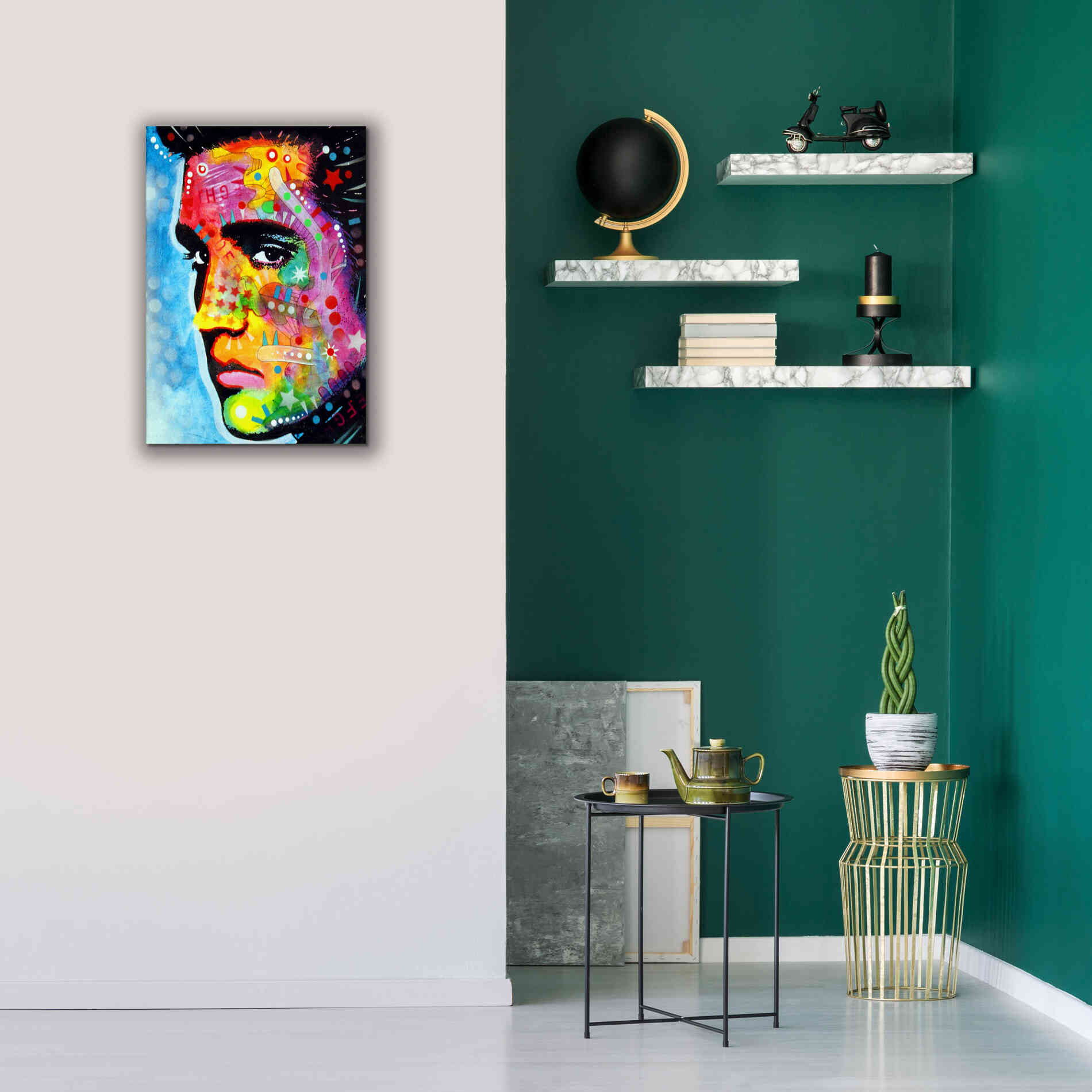 'The King' by Dean Russo, Giclee Canvas Wall Art,18x26