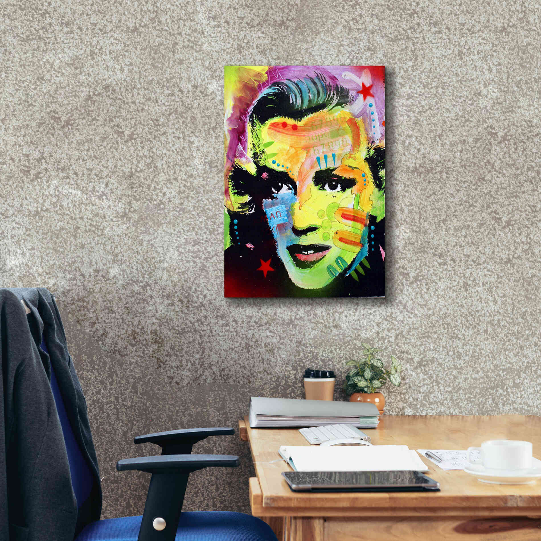 'Marilyn Monroe I' by Dean Russo, Giclee Canvas Wall Art,18x26