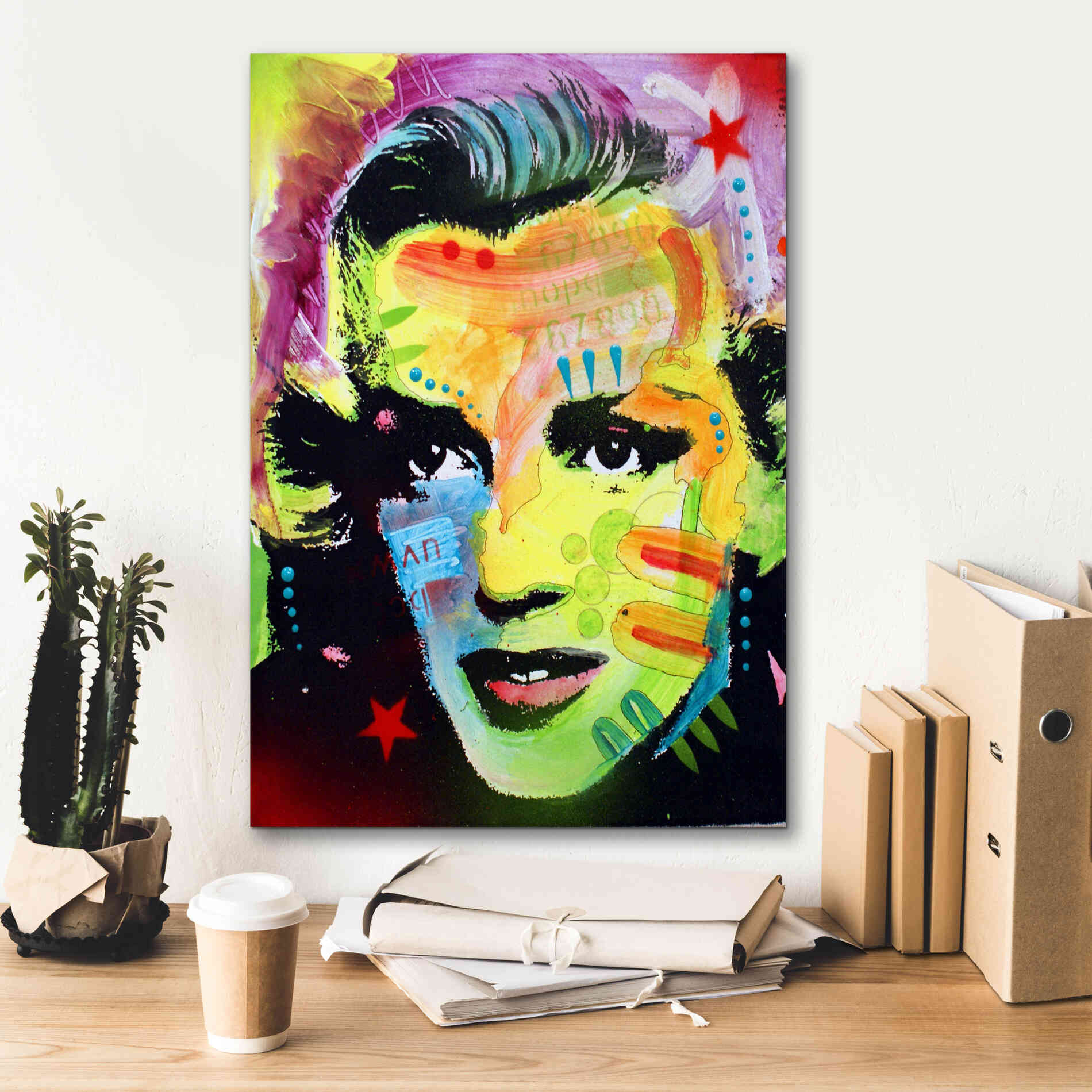 'Marilyn Monroe I' by Dean Russo, Giclee Canvas Wall Art,18x26