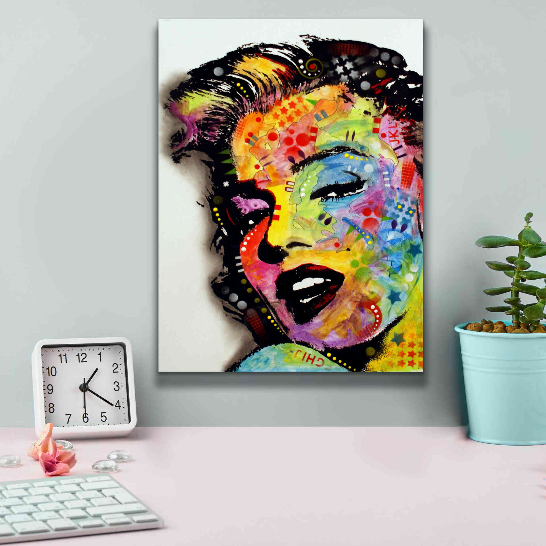 'Marilyn Monroe Ii' by Dean Russo, Giclee Canvas Wall Art,12x16