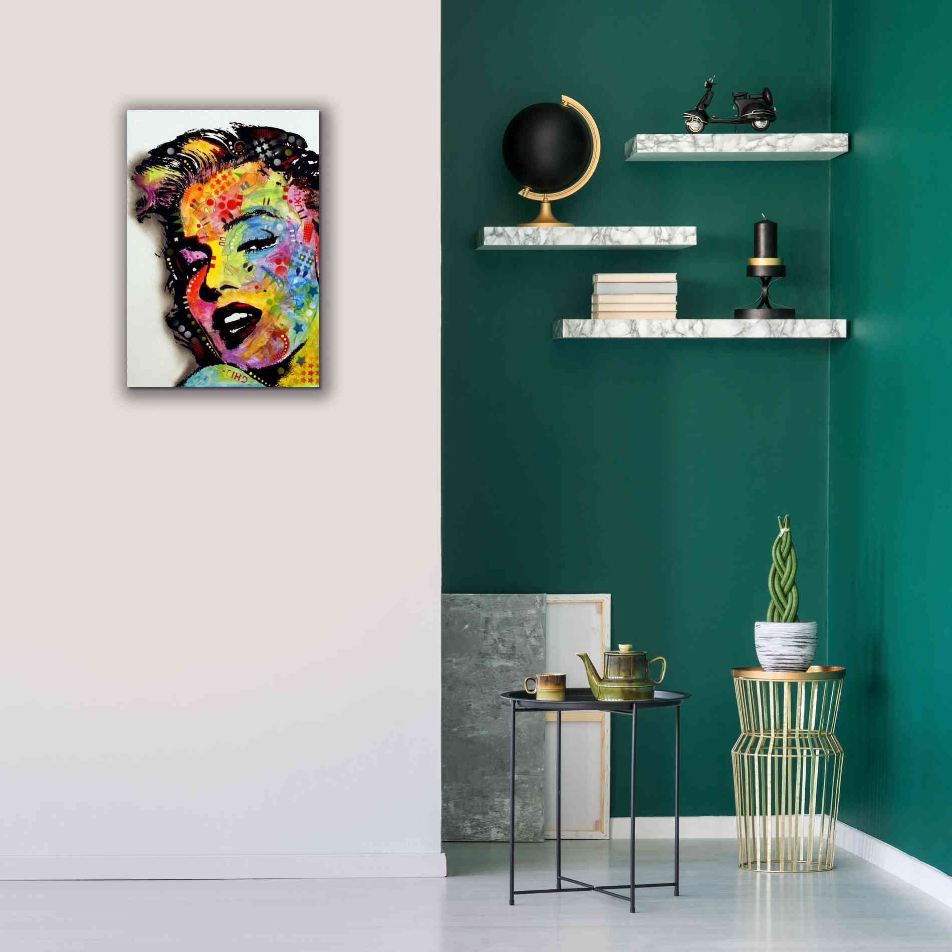 'Marilyn Monroe Ii' by Dean Russo, Giclee Canvas Wall Art,18x26