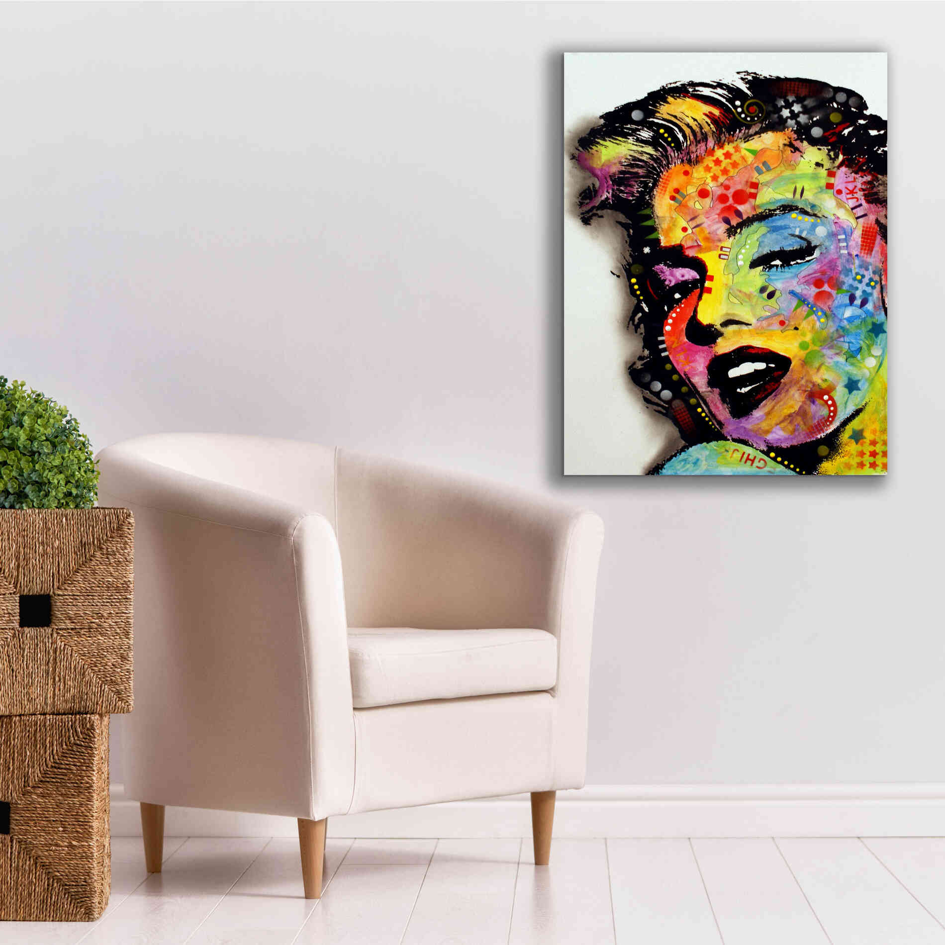 'Marilyn Monroe Ii' by Dean Russo, Giclee Canvas Wall Art,26x34