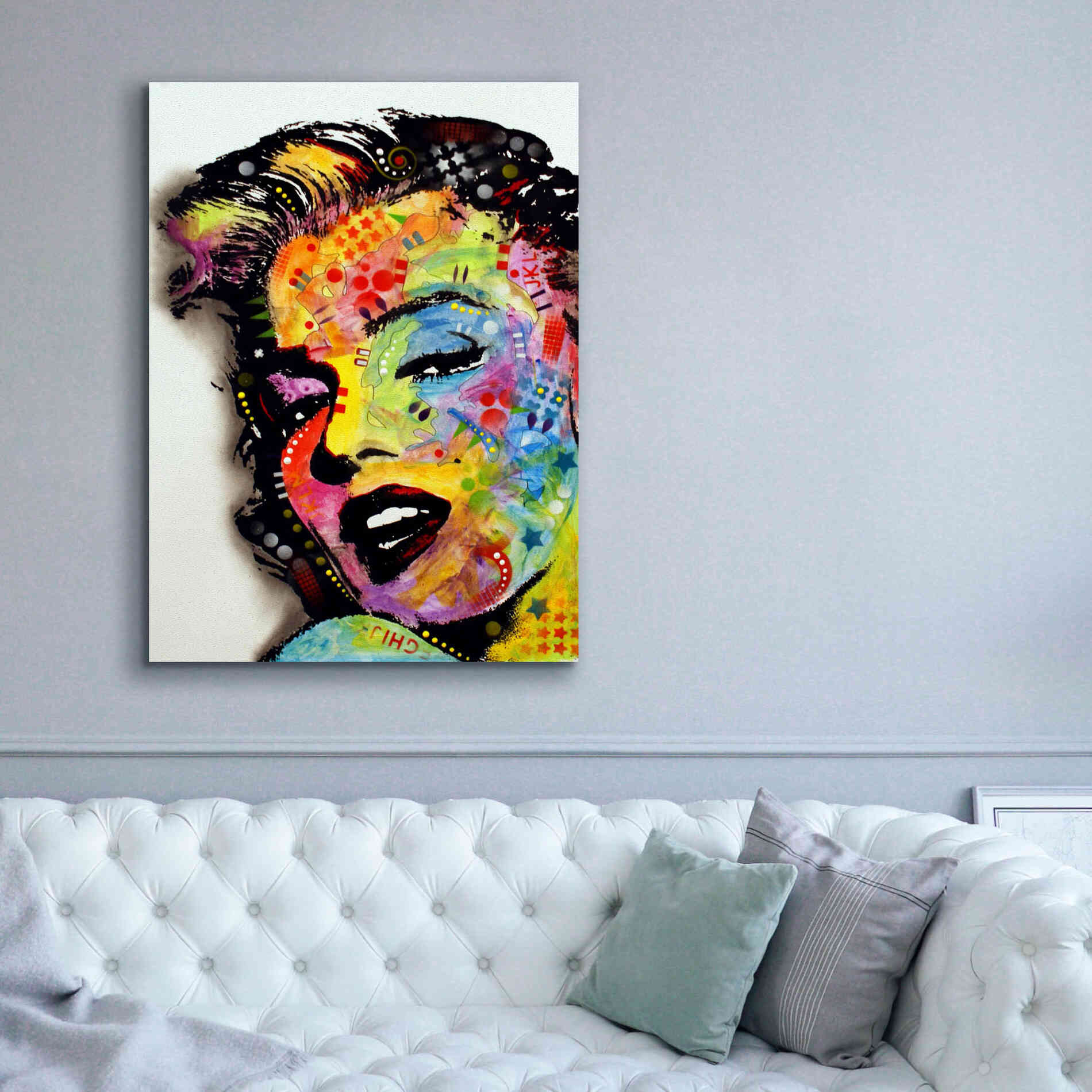 'Marilyn Monroe Ii' by Dean Russo, Giclee Canvas Wall Art,40x54