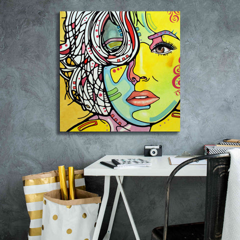 Image of 'Strawberry Blonde' by Dean Russo, Giclee Canvas Wall Art,26x26