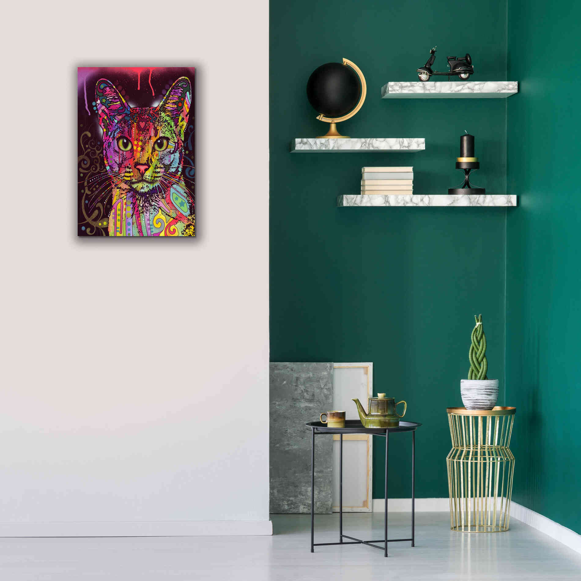 'Abyssinian' by Dean Russo, Giclee Canvas Wall Art,18x26