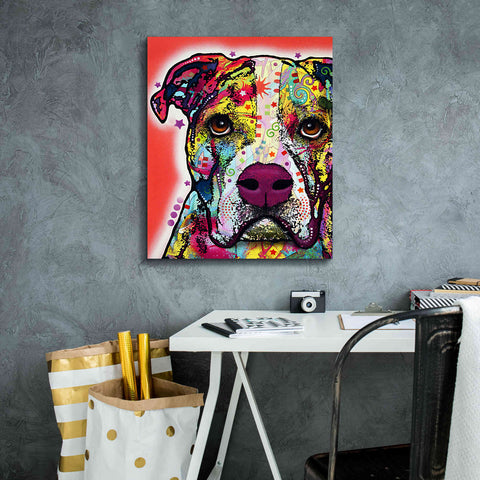 Image of 'American Bulldog 1' by Dean Russo, Giclee Canvas Wall Art,20x24