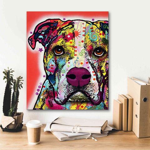Image of 'American Bulldog 1' by Dean Russo, Giclee Canvas Wall Art,20x24