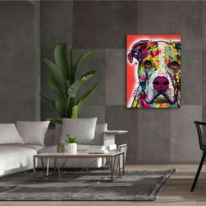 'American Bulldog 1' by Dean Russo, Giclee Canvas Wall Art,40x54