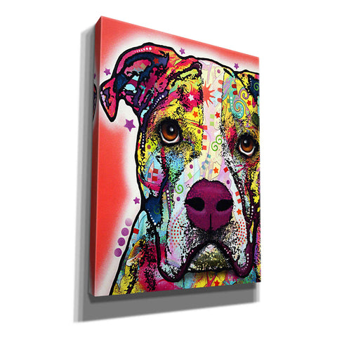 Image of 'American Bulldog 1' by Dean Russo, Giclee Canvas Wall Art