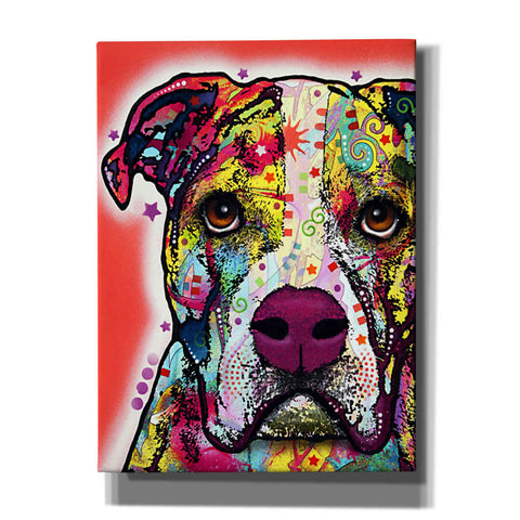 Image of 'American Bulldog 1' by Dean Russo, Giclee Canvas Wall Art