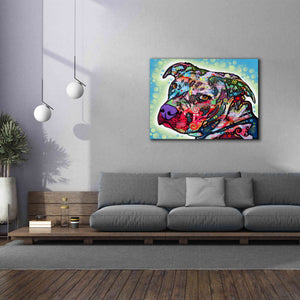 'Bulls Eye' by Dean Russo, Giclee Canvas Wall Art,54x40