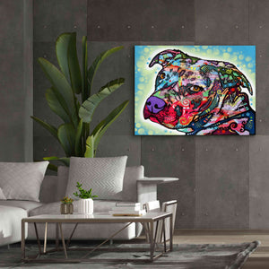 'Bulls Eye' by Dean Russo, Giclee Canvas Wall Art,54x40
