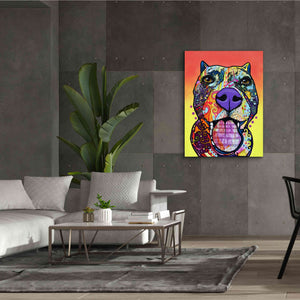 'Bark Don't Bite' by Dean Russo, Giclee Canvas Wall Art,40x54