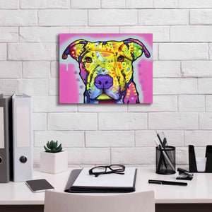 'Focused Pit' by Dean Russo, Giclee Canvas Wall Art,16x12