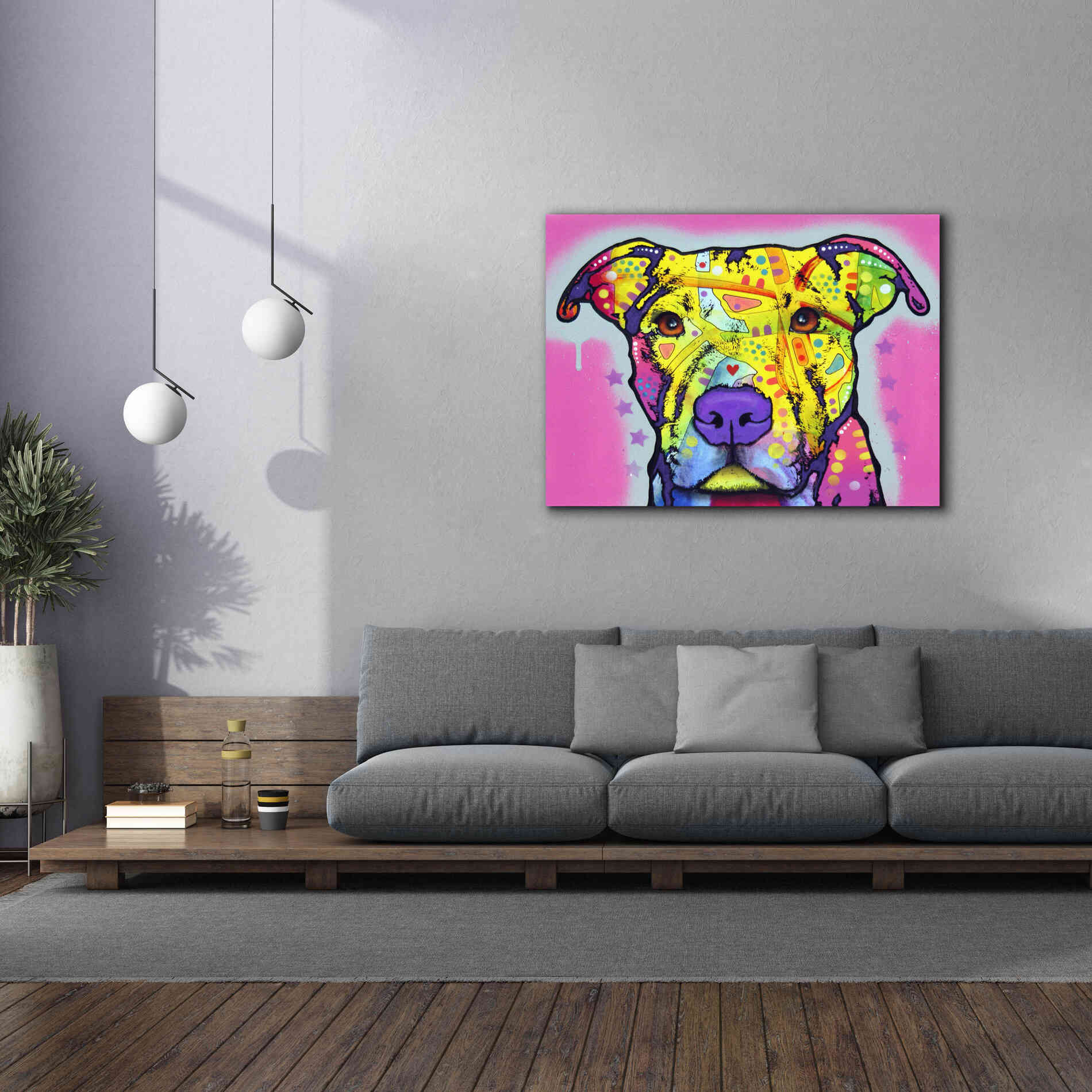 'Focused Pit' by Dean Russo, Giclee Canvas Wall Art,54x40