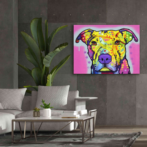 Image of 'Focused Pit' by Dean Russo, Giclee Canvas Wall Art,54x40