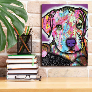 'Baby Pit' by Dean Russo, Giclee Canvas Wall Art,12x16