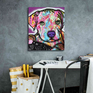 'Baby Pit' by Dean Russo, Giclee Canvas Wall Art,20x24