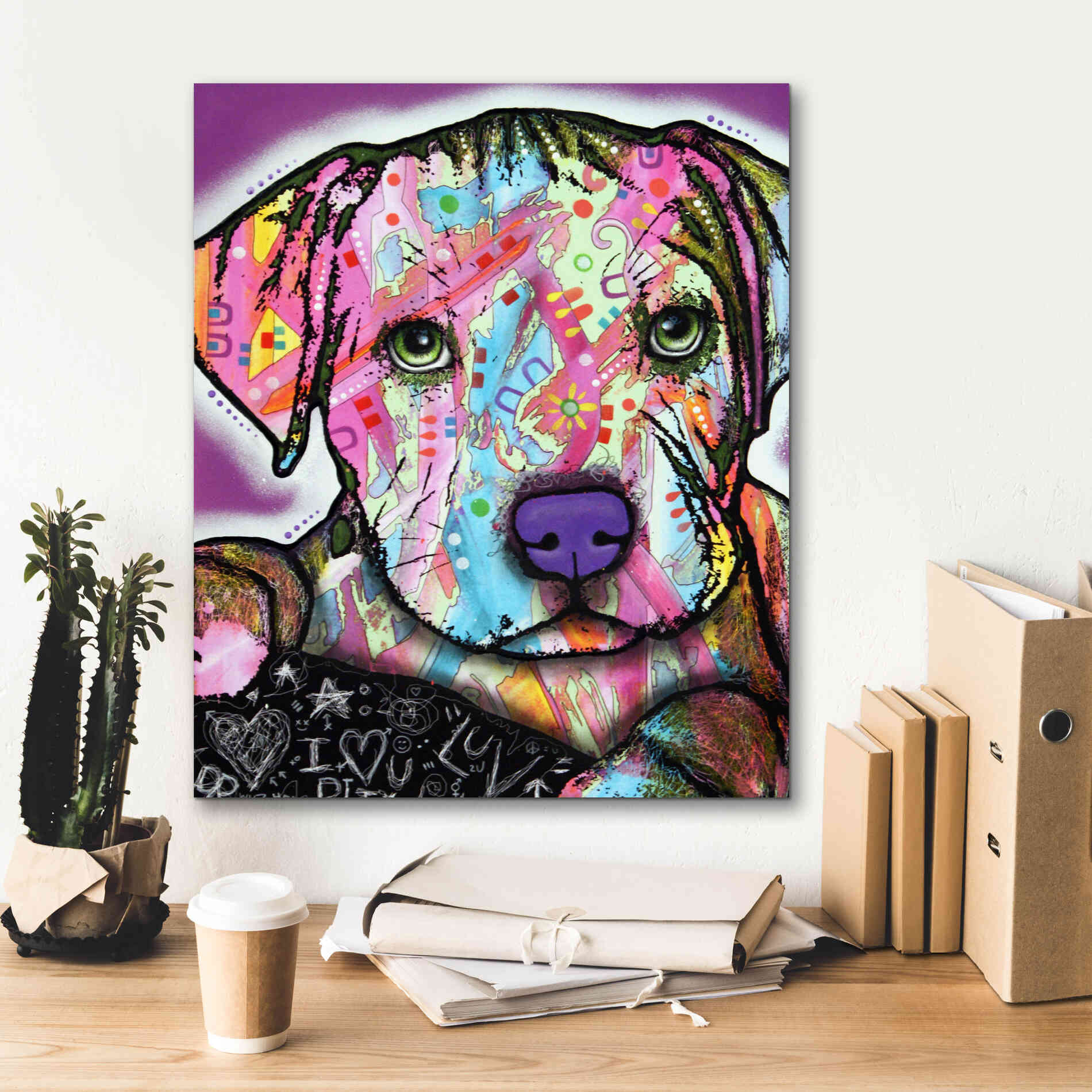 'Baby Pit' by Dean Russo, Giclee Canvas Wall Art,20x24