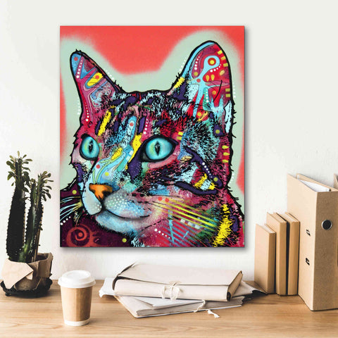 Image of 'Curious Cat' by Dean Russo, Giclee Canvas Wall Art,20x24