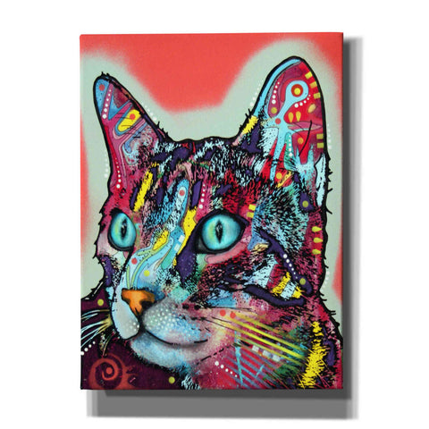 Image of 'Curious Cat' by Dean Russo, Giclee Canvas Wall Art