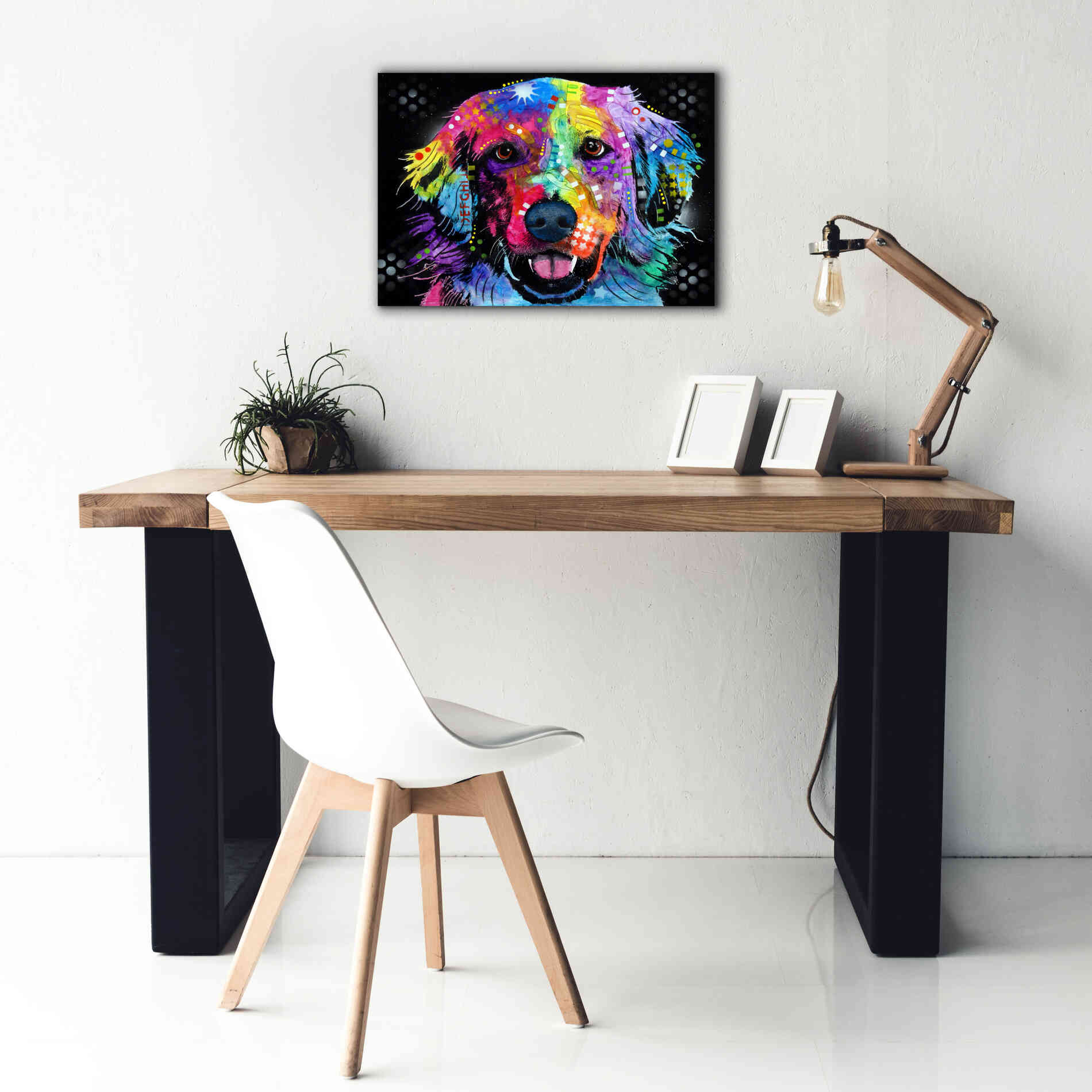 'Golden' by Dean Russo, Giclee Canvas Wall Art,26x18