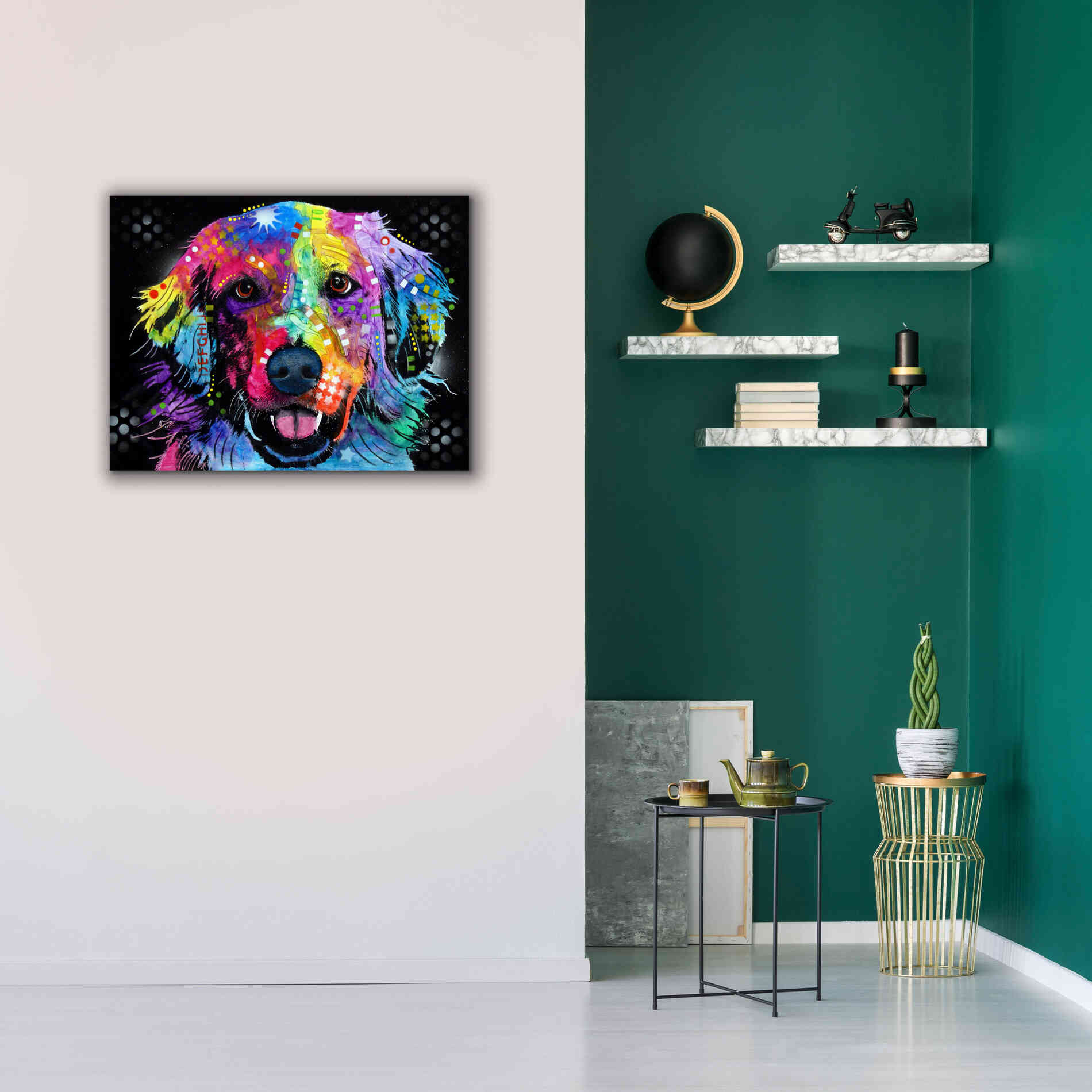 'Golden' by Dean Russo, Giclee Canvas Wall Art,34x26