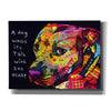 'Gratitude Pitbull' by Dean Russo, Giclee Canvas Wall Art